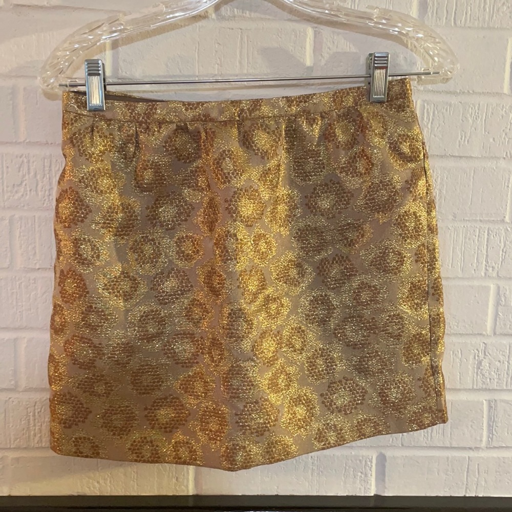J Crew gold mini